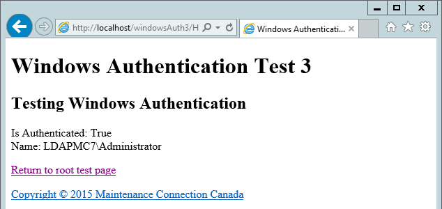 Third Authentication Test (Success)